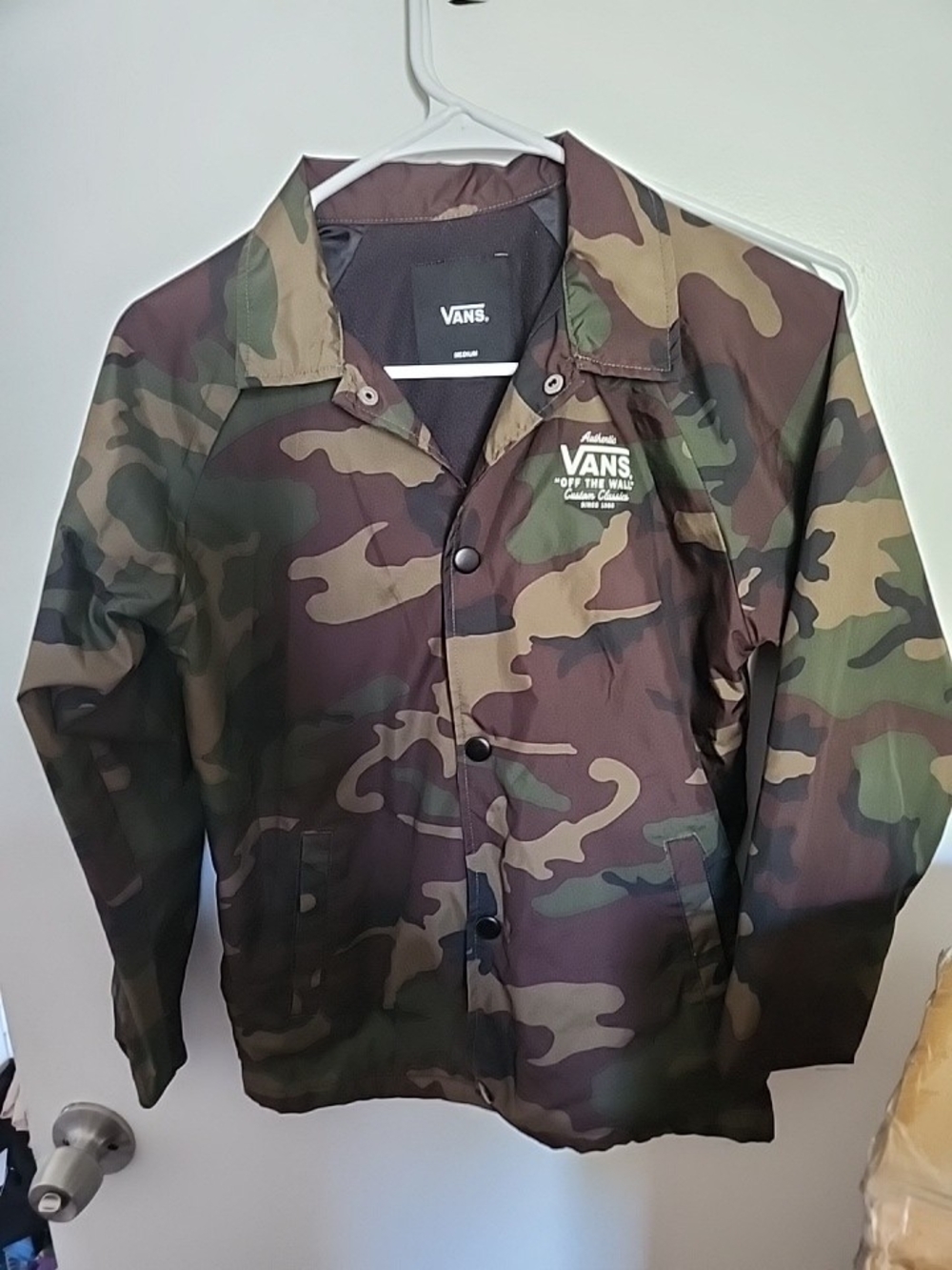 Vans Men’s Camouflage Field Jacket - Green/Brown